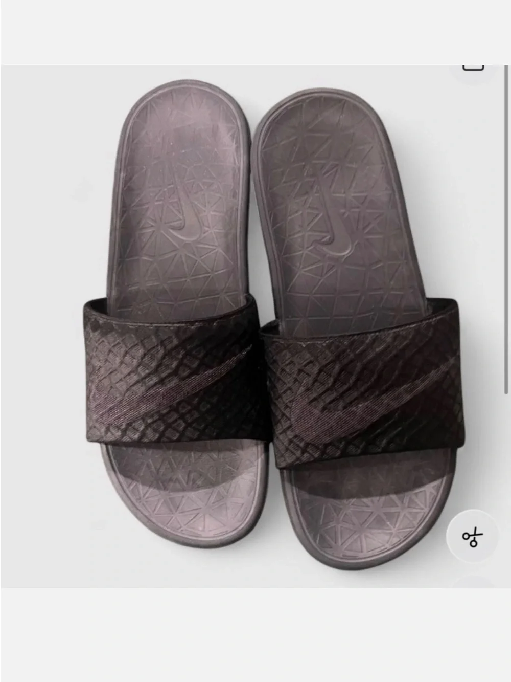 Nike Men's Benassi Solarsoft Slides 2 Black Size Us 13